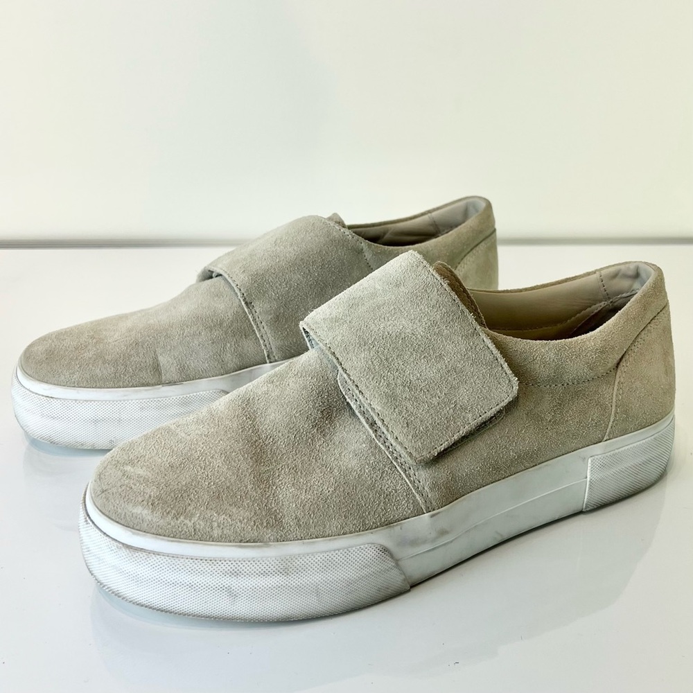 VINCE SUEDE PLATFORM SNEAKERS - Picture 8 of 12